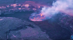 NASA Studies Volcanos and Coral Reefs from 65,000 feet