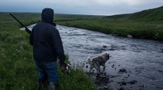 As global temperatures rise the village is being threatened by the melting of permafrost, greater ice and snow melt and larger storms from the Bering Sea.