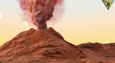 Gigantic Volcano Eruption Swiveled Mars' Entire Surface