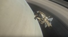 NASA Cassini probe plunges into the region between Saturn and its rings called the 