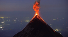 Fuego volcano, eruptive activity leading to paroxysm on 21.Nov. 2016