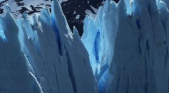 Global Warming Impacts Glaciers Melting Away