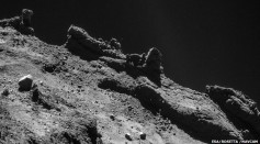 Organic Molecules found on surface of Comet 67P. 