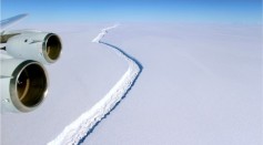 Delaware-Sized Antarctic Iceberg Crack in Antarctica
