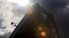 The Lovell radio telescope at Jodrell Bank Centre For Astrophysics in England.