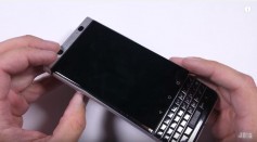 The Blackberry KeyONE is seen in the video to have its screen easily detached from its body.