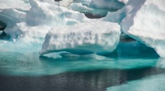Green Iceberg Saves The Ocean