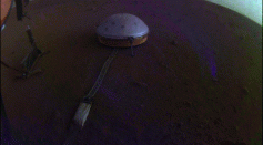 Mars - InSight Lander - Clouds - Animated - 20190425 (color corrected)