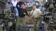 International Space Station Crew Rings in the New Year