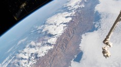 The Andes Mountain Range as seen from Space