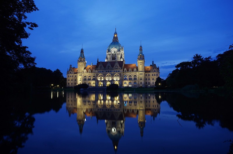 The Hannover New Town Hall in Germany