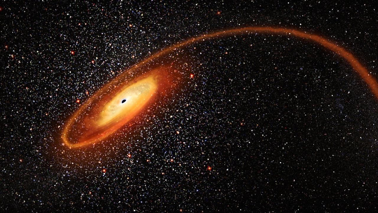 Video S2 Star Dancing Around Supermassive Black Hole In Rosette Shape