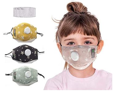 Bageek 6PCS Mouth Cover Shield PM2.5 Dust Proof Half Activated Carbon Face Shield Mouth Cover 
