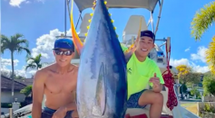 200 pounds of tuna caught in Hawaii for health care workers