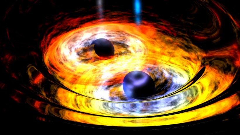 A Simulation of Two Colliding Stars Reveal How A Black Hole is Born