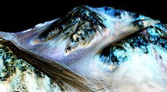 Planet Mars Shows Signs Of Liquid Water