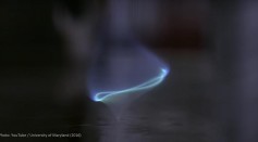 Science Times - Scientists Uncover Mysterious Structure of Blue Whirling Flame