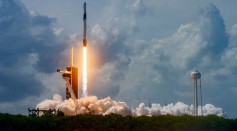SpaceX Falcon-9 Rocket And Crew Dragon Capsule Launches From Cape Canaveral Sending Astronauts To The International Space Station