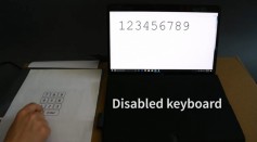 An Ordinary Piece of Paper Turns to A Wireless Keyboard