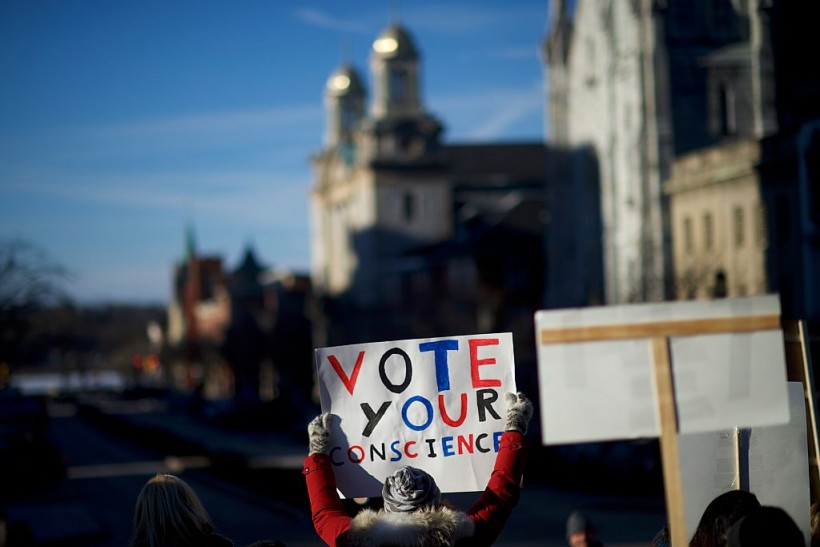 Electoral College Voters Cast Ballots Amid Protests