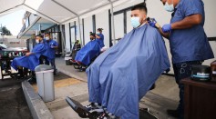 Barbershops Give Outdoor Cuts Amid Coronavirus Pandemic