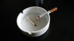 Cigarette in Ash Tray