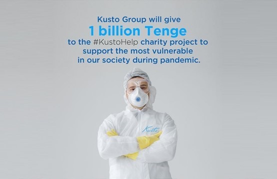 Kusto Group has been helping families in need, school kids and hospitals during the COVID-19 pandemic
