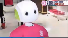 Robovie Employed At A Japanese Shop To Tell Customers to Wear Face Masks