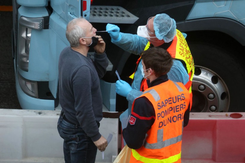 Travel To France Resumes As Lorry Drivers Receive Covid-19 Tests