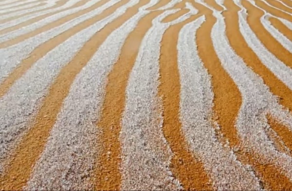 Nieve experimentada en el desierto del Sahara ¡Por cuarta vez en 42 años!