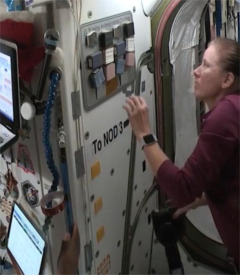  Astronauts on the ISS Are Testing Boeing's Antimicrobial Surface Coating 