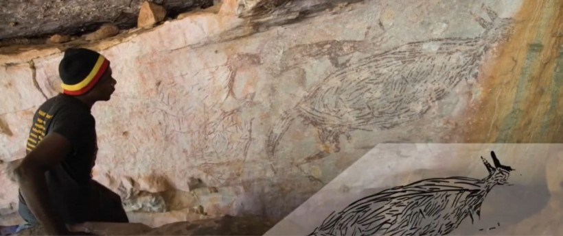 Australia's Oldest Rock Painting Is Of Its Most Iconic Animal, the Kangaroo