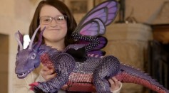  Robotic Dragon Given to Teenage Cancer Survivor To Grant Her Extraordinary Wish 