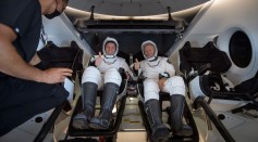 Dragon Capsule Returns To Earth From The International Space Station