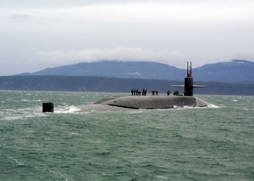 Guided Missile Submarine Shown To Media