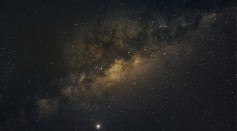 Milky Way, the bright star below is Jupiter