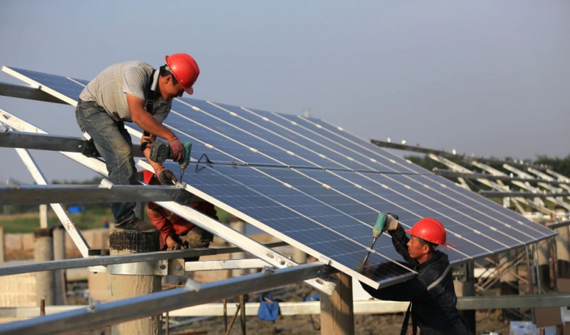 40MW Solar Power Plant Under Construction In Huaian