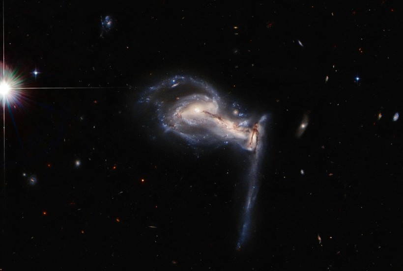 Hubble Spots Squabbling Galactic Siblings