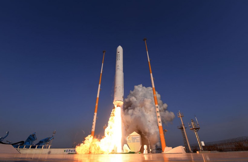 South Korea's First Space Rocket Under Test