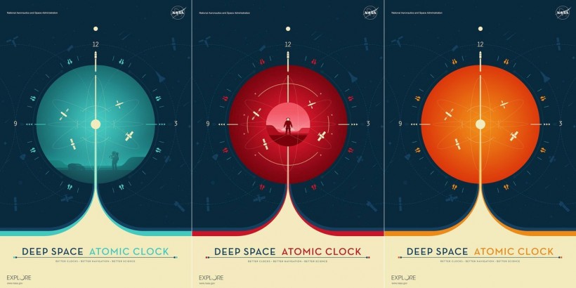Deep Space Atomic Clock Posters