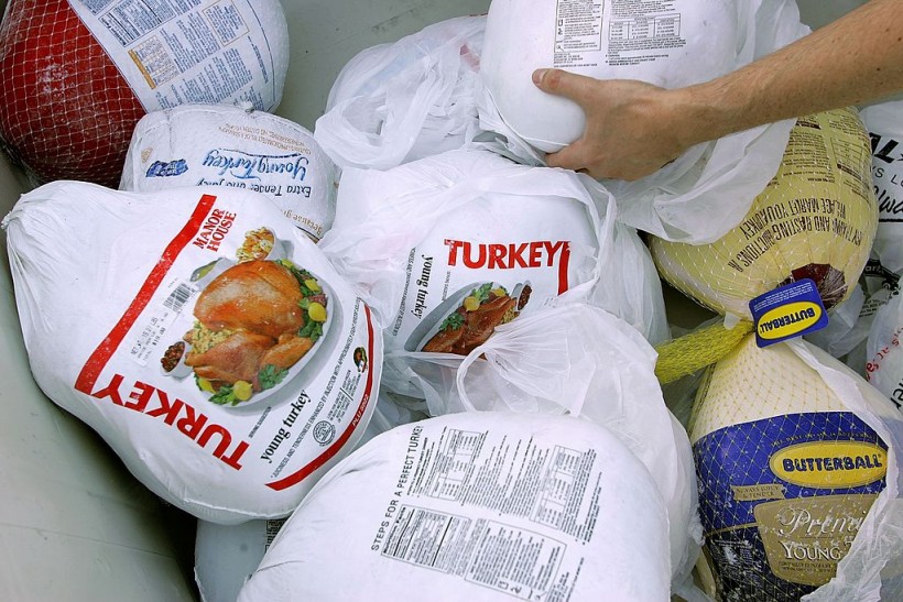 Food Bank Hands Out Turkeys Ahead Of Thanksgiving