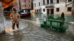 ITALY-WEATHER-FLOODS-VENICE