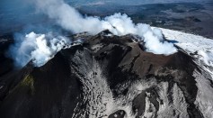 Volcanologists Watch Mount Etna From Above