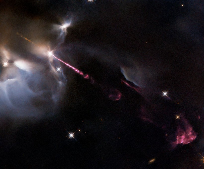  Hubble Space Telescope Captures An Infant Star's 