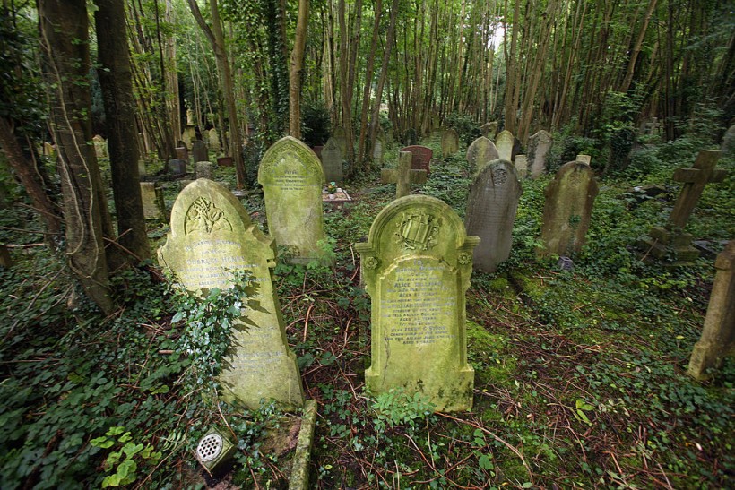 Abandoned graveyard