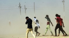 Sand storm in Iraq