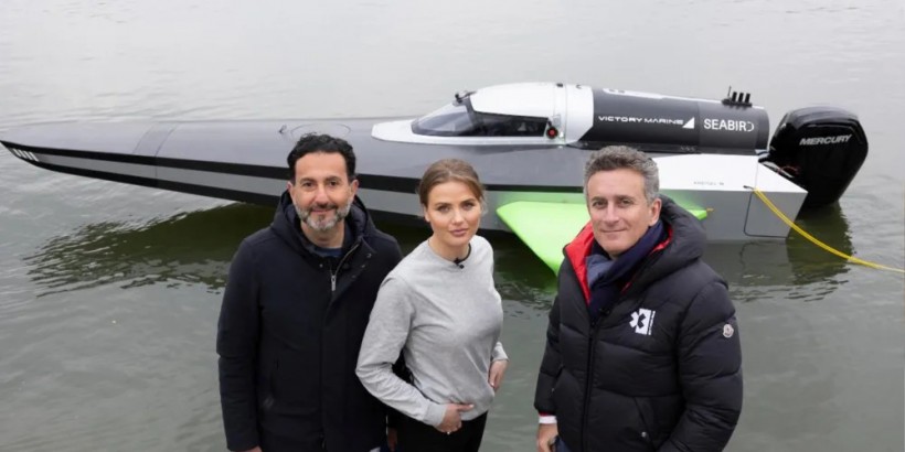 Testing of the New E1 Racebird Foiling Electric Powerboat