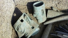 Workers Excavate and Restore Relics In Sanxingdui Remains