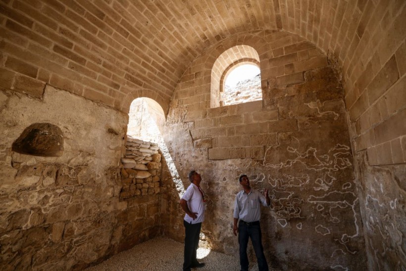 PALESTINIAN-ARCHAEOLOGY-GAZA-ISRAEL-CONFLICT