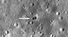 NASA's Lunar Reconnaissance Orbiter Spots Rocket Impact Site on Moon